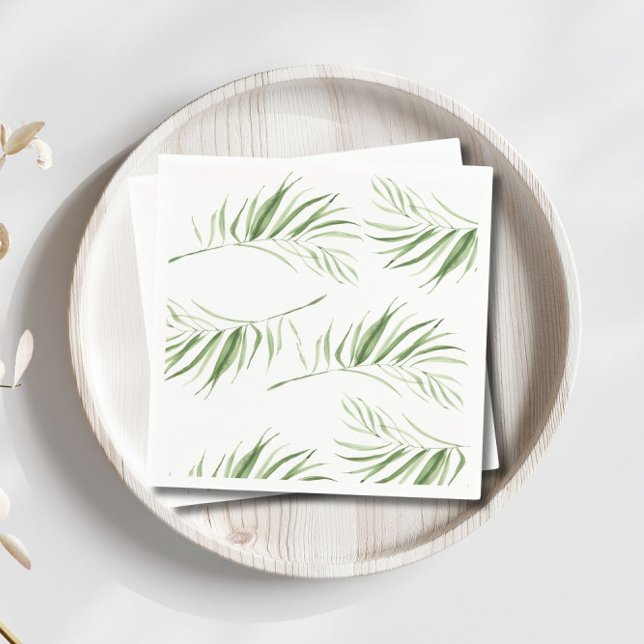 Servilleta De Papel Orquídea Blanca | Elegante ducha tropical de novia (Subido por el creador)