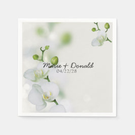 Servilleta De Papel Orquídea elegante suave