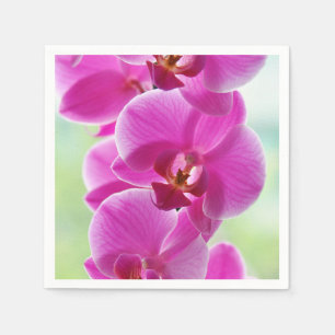 Servilleta De Papel Orquídeas rosadas encantadoras