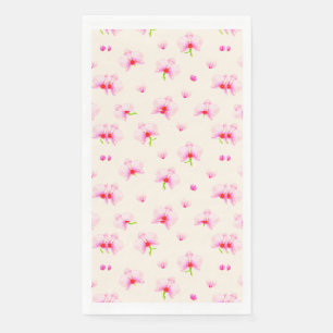 Servilleta De Papel Orquídeas rosadas pastel
