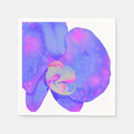 Servilleta De Papel Orquídeas violetas púrpuras