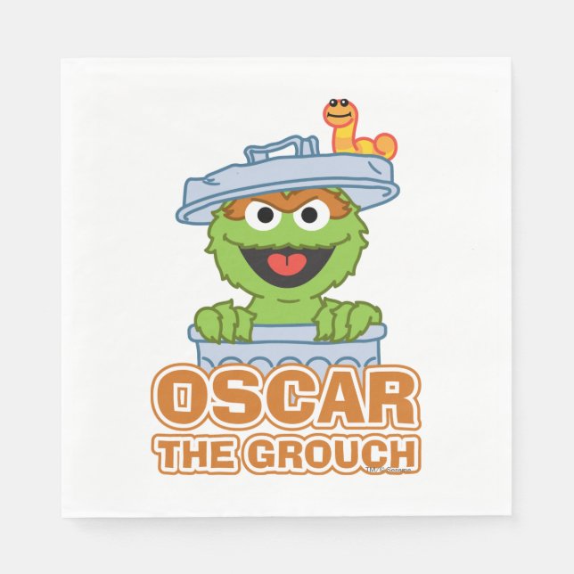Servilleta De Papel Oscar al estilo clásico de Grouch (Anverso)