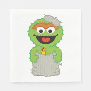 Servilleta De Papel Oscar al estilo Grouch Wool