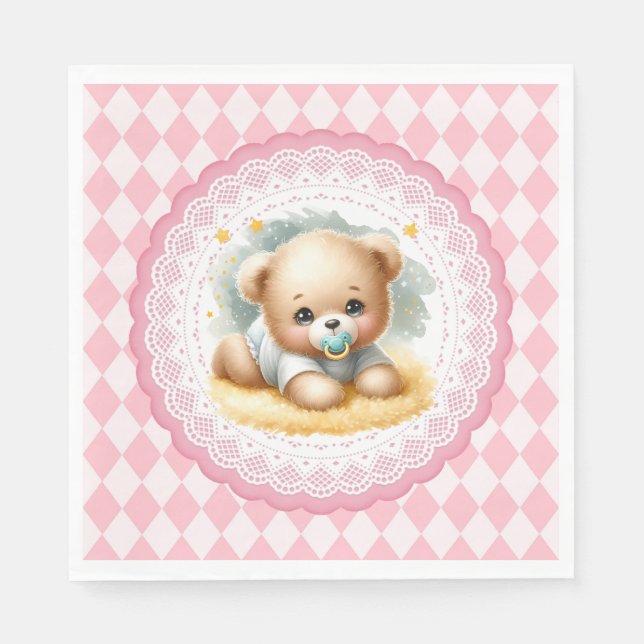 Servilleta De Papel Osito de peluche (Anverso)