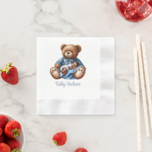 Servilleta De Papel Osito Niño Soñado
