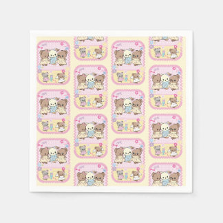 Servilleta De Papel Ositos de peluche lindos y kawaii estilo coreano d