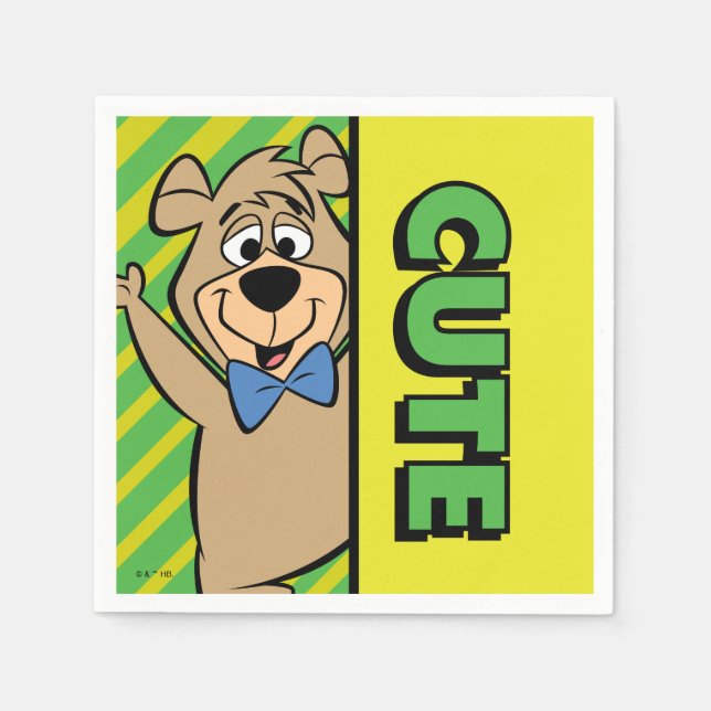 Servilleta De Papel Oso De Boo-Boo-Cute (Anverso)