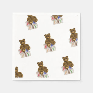 Servilleta De Papel Oso de peluche con cerraduras