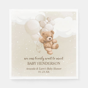 Servilleta De Papel Oso de peluche neutral Barely Wait