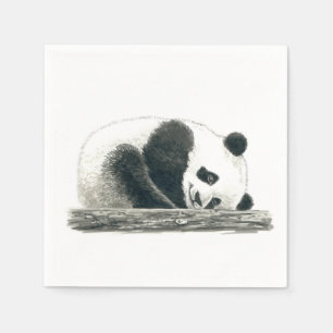 Servilleta De Papel Oso panda