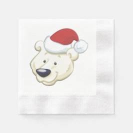 Servilleta De Papel Oso polar navidades