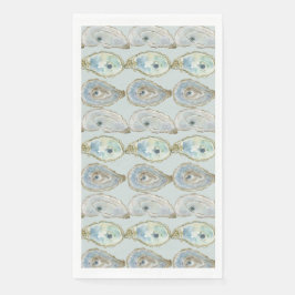 Servilleta De Papel Ostras de acuarela