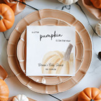 Otoño Baby Shower Pequeña Ducha De Calabaza