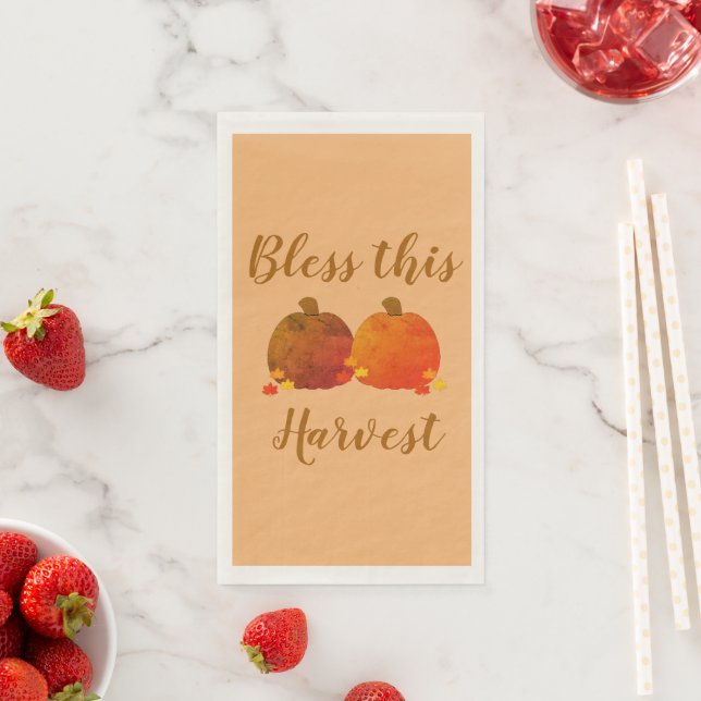 Servilleta De Papel Otoño/otoño/calabaza (In situ)