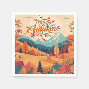 Servilleta De Papel Otoño/otoño/hojas/colorido
