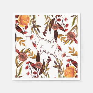Servilleta De Papel Otoño Rústico