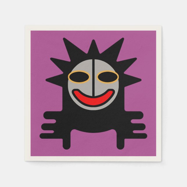 Servilleta De Papel Otra dimensión Clupkitz Alien de Charme (Anverso)
