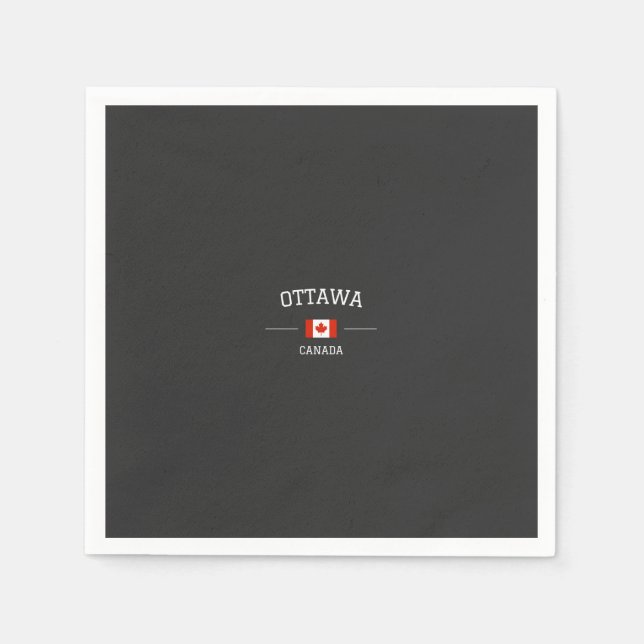Servilleta De Papel Ottawa (Anverso)