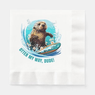 Servilleta De Papel Otter 841 Surfing Otter Ella Roba Surfboards Otte
