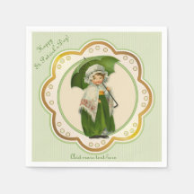 Ould Ireland Umbrella Chica Napkins