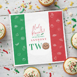 Servilleta De Papel Our Little Meatball is Turning Two Birthday Party 