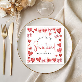 Servilleta De Papel Our Little Sweetheart Baby Shower Napkin