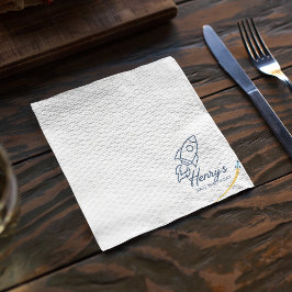 Servilleta De Papel Out to Space Birthday Party