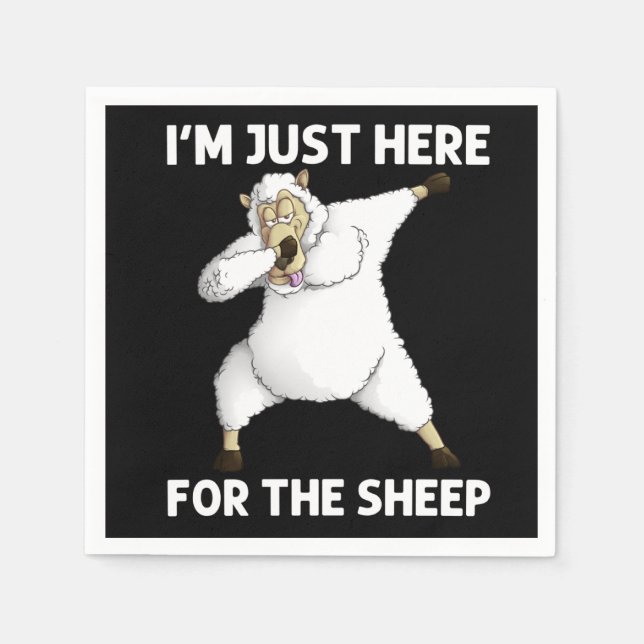 Servilleta De Papel Oveja corta (Anverso)