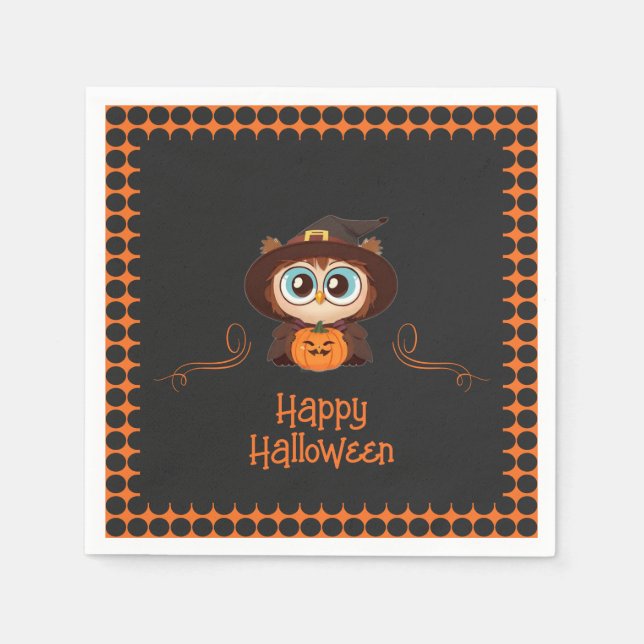 Servilleta De Papel Oveja/Otoño/Otoño/Halloween/calabaza (Anverso)