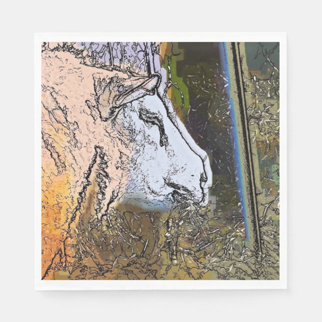 SERVILLETA DE PAPEL OVEJAS (Anverso)