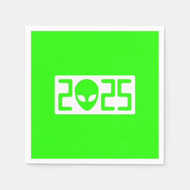 SERVILLETA DE PAPEL OVNI 2025 (Anverso)