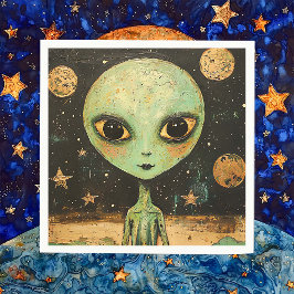 Servilleta De Papel OVNI Alien