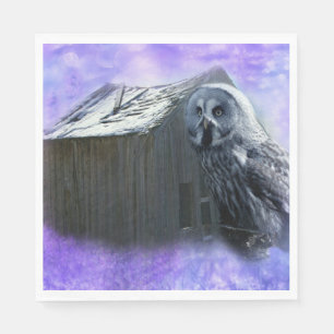 Servilleta De Papel Owl Barn Shed