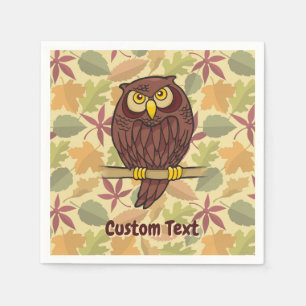 Servilleta De Papel Owl Personalizado Napkins