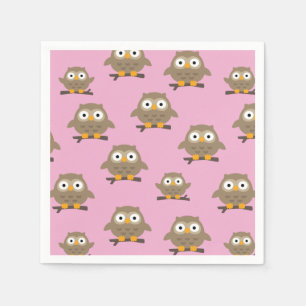 Servilleta De Papel Owls Napkins