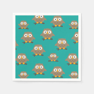 Servilleta De Papel Owls Napkins