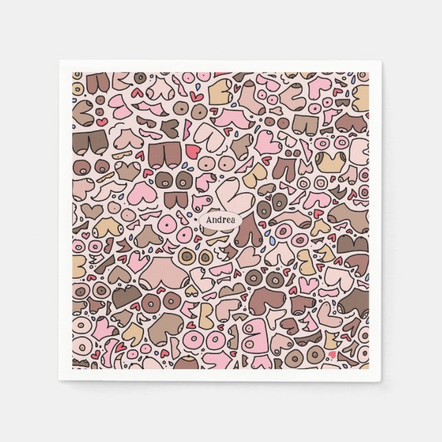 Servilleta De Papel paciente de mama neutra (Anverso)