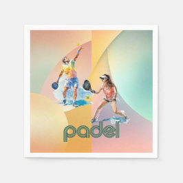 Servilleta De Papel Padel Cocktail Napkin – The Vibrant Padel Style