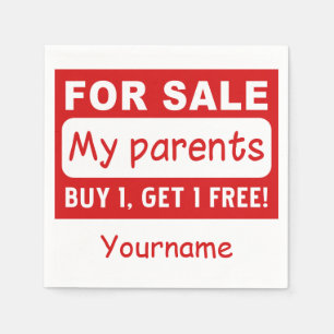 Servilleta De Papel PADRES PARA VENTA servilletas de papel personaliza