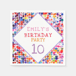 Servilleta De Papel Paint de color de agua divertida y colorido Blogs 