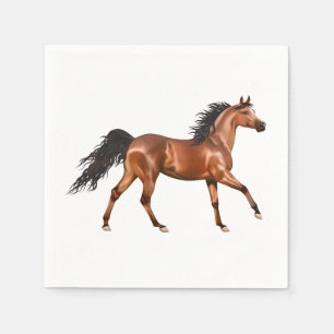 Servilleta De Papel País de Amantes de Caballos Ponis Vaqueros Fiesta