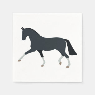 Servilleta De Papel País de Amantes de Caballos Ponis Vaqueros Fiesta