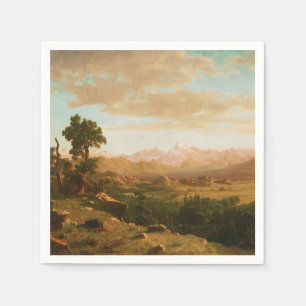 Servilleta De Papel País del río Wind – Albert Bierstadt