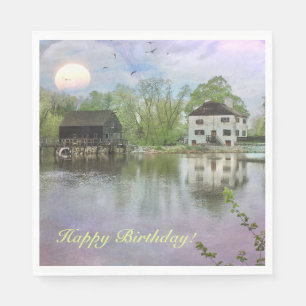 Servilleta De Papel País histórico feliz cumpleaños