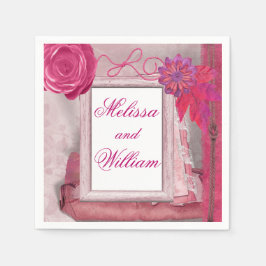 Servilleta De Papel País Rústico Hermoso Púrpura