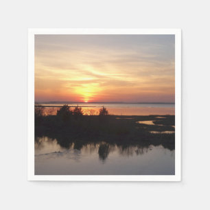 Servilleta De Papel Paisaje de Chincoteague Sunset II Virginia