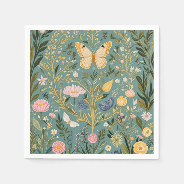 Servilleta De Papel Paisaje de sueño fluido (Anverso)