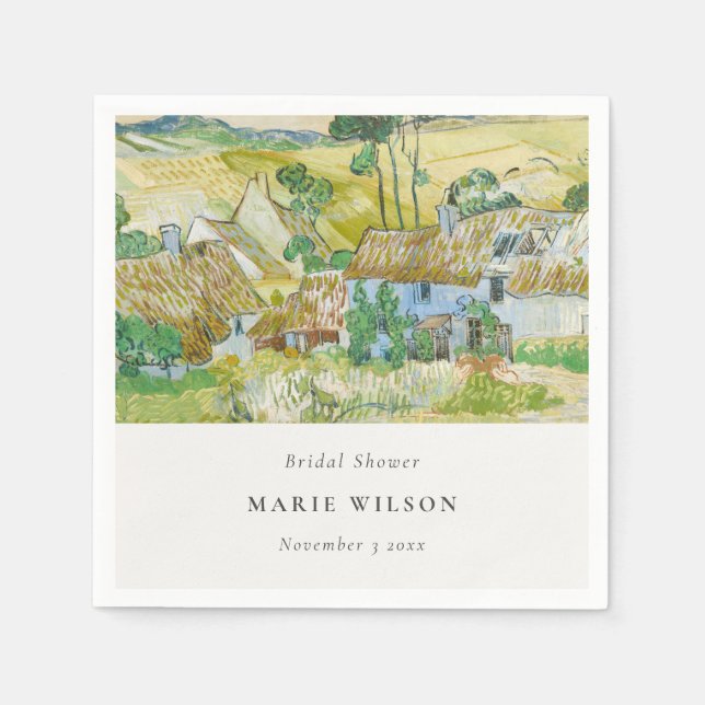 Servilleta De Papel Paisaje montañoso de campos rústicos para ducha de (Anverso)