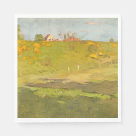 Servilleta De Papel Paisaje rural francés (por Georg Pauli)