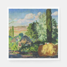 Paisaje ucraniano (granjas rurales) (arte de Ucran